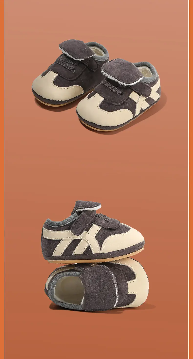 Autumn and winter new baby toddler shoes cotton shoes 6-12 months old baby shoes soft bottom baby warm fleece-lined — feature 25