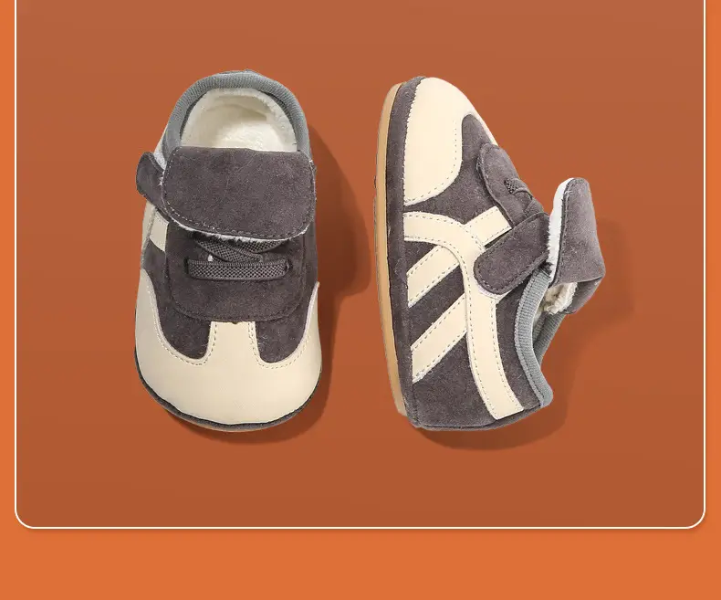 Autumn and winter new baby toddler shoes cotton shoes 6-12 months old baby shoes soft bottom baby warm fleece-lined — feature 26