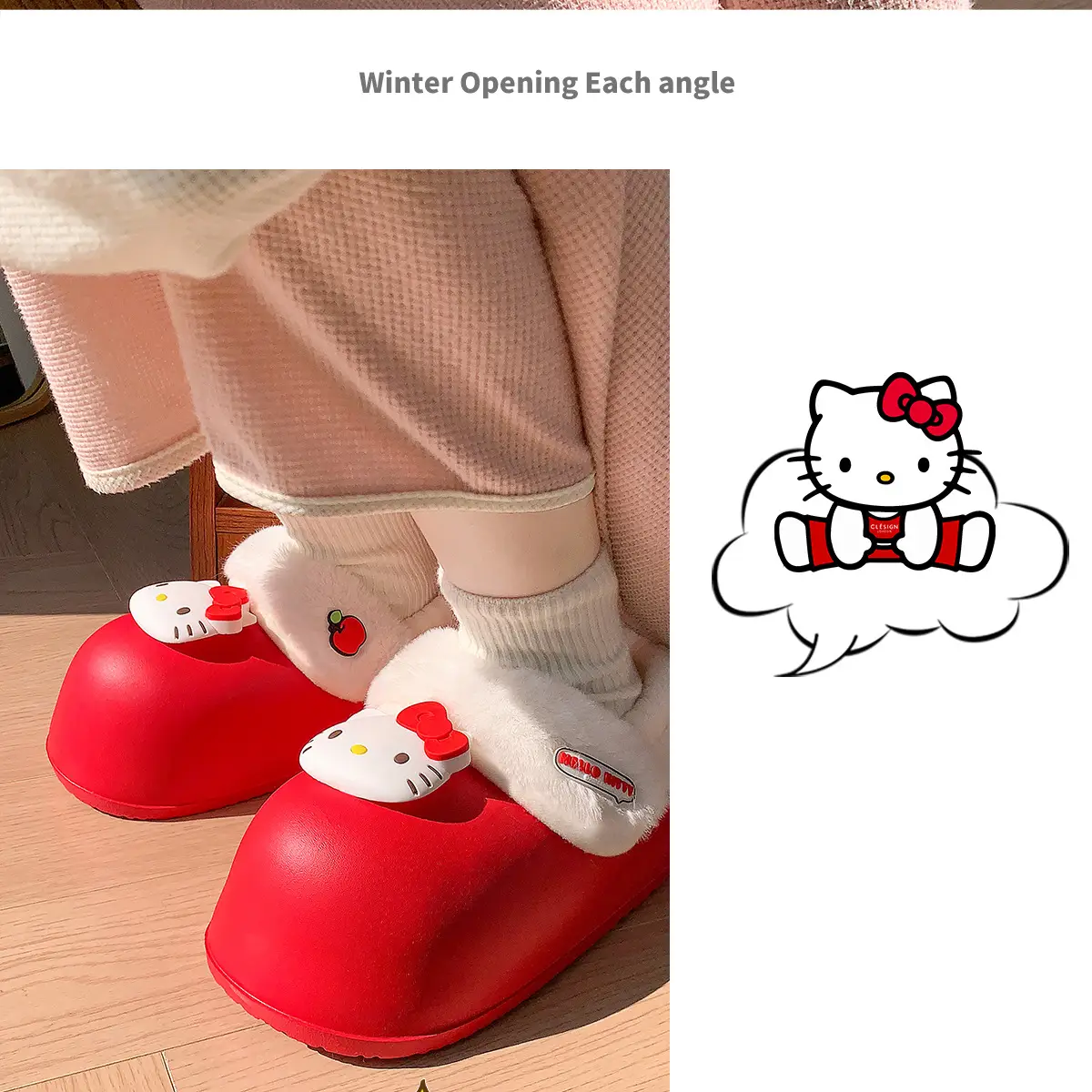 Melody Cotton Slippers Women's Autumn Winter 2025 — feature 19