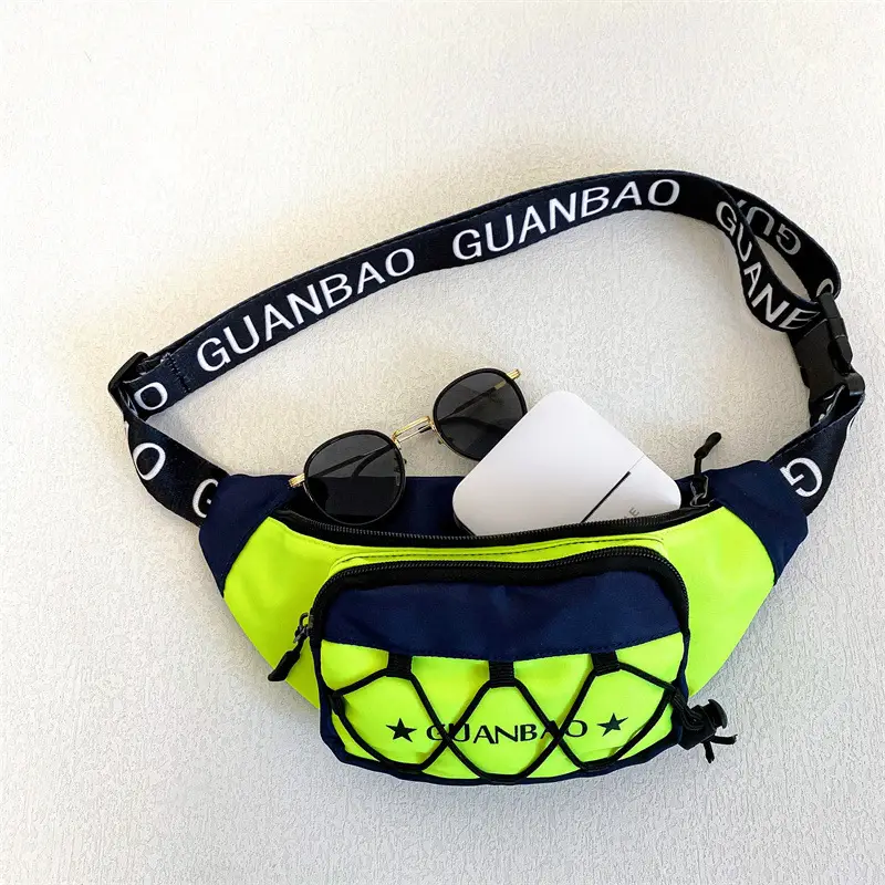 Kids Crossbody Bag Neon Blue Black Street Dance Crossbody - Image 8