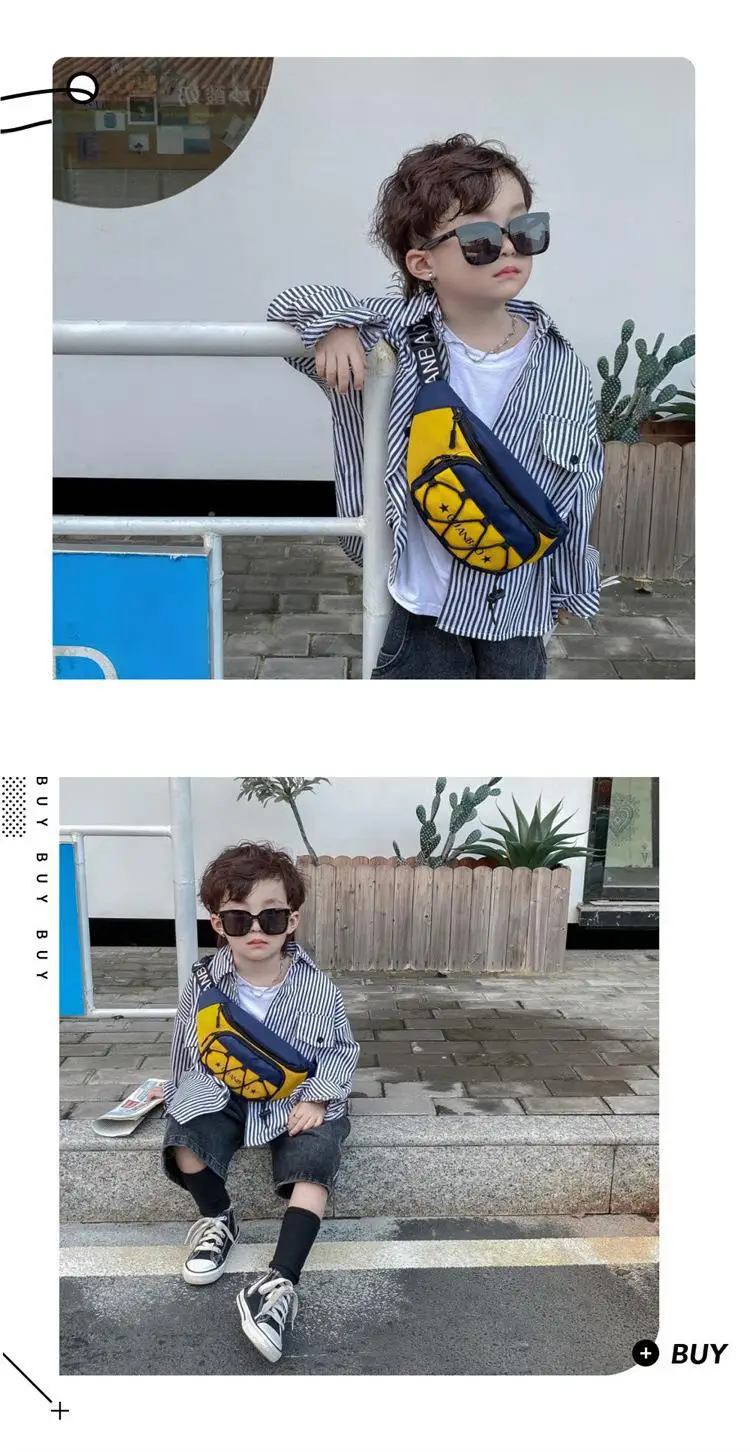 Kids Crossbody Bag Neon Blue Black Street Dance Crossbody — feature 4