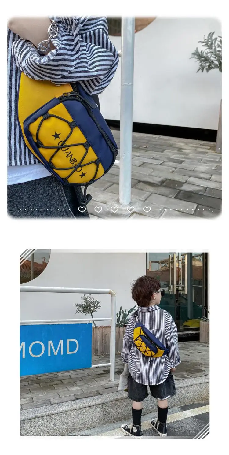 Kids Crossbody Bag Neon Blue Black Street Dance Crossbody — feature 8