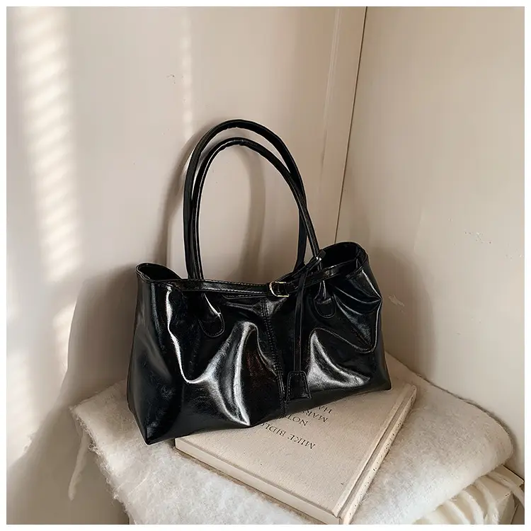 Luxury Brown Leather Handbag Single Shoulder — feature 17