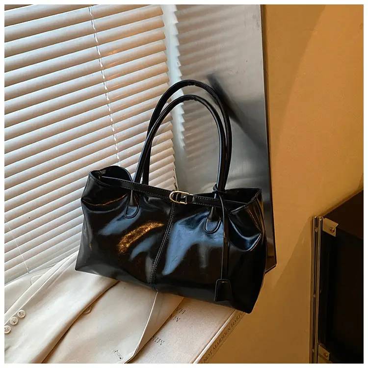 Luxury Brown Leather Handbag Single Shoulder — feature 20
