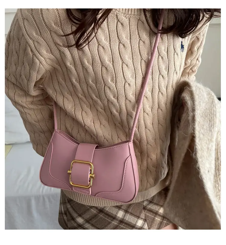 Women's Pink Rhinestone Bow Crossbody Bag — feature 11