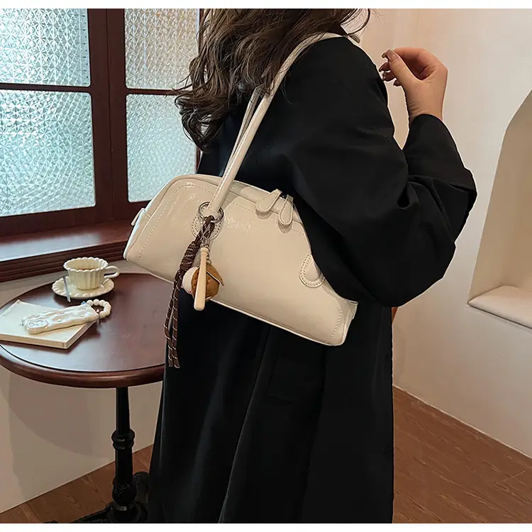 Women's Wine Red Shoulder Bag 2024 Autumn Winter — feature 21