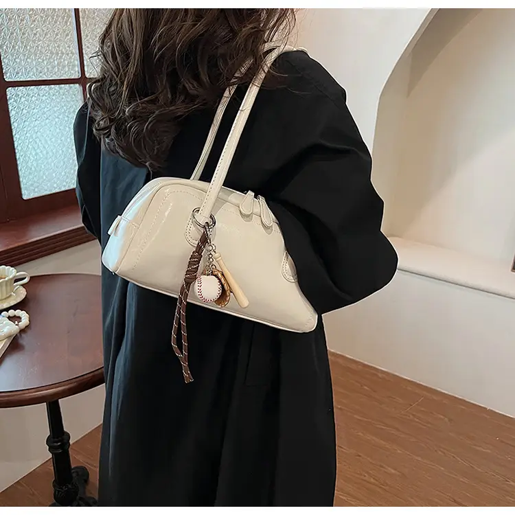Women's Wine Red Shoulder Bag 2024 Autumn Winter — feature 22