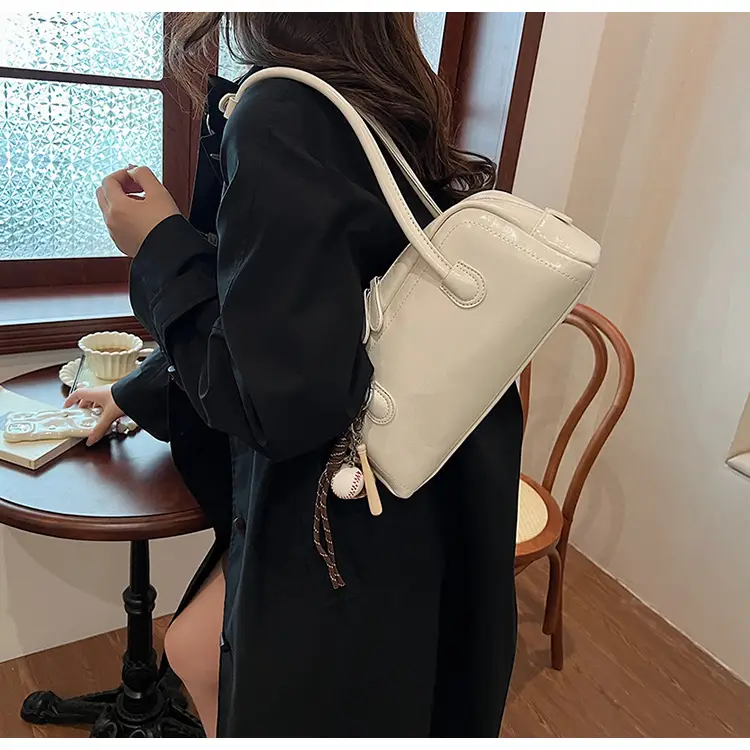 Women's Wine Red Shoulder Bag 2024 Autumn Winter — feature 23