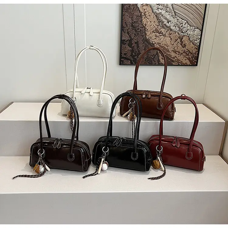 Women's Wine Red Shoulder Bag 2024 Autumn Winter — feature 29