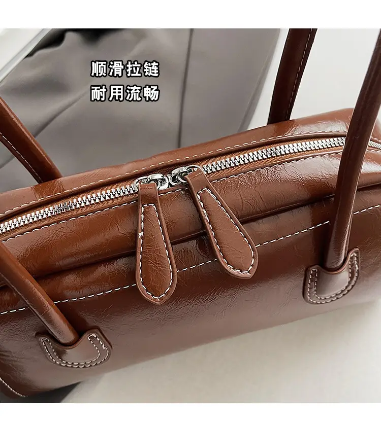 Women's Wine Red Shoulder Bag 2024 Autumn Winter — feature 4