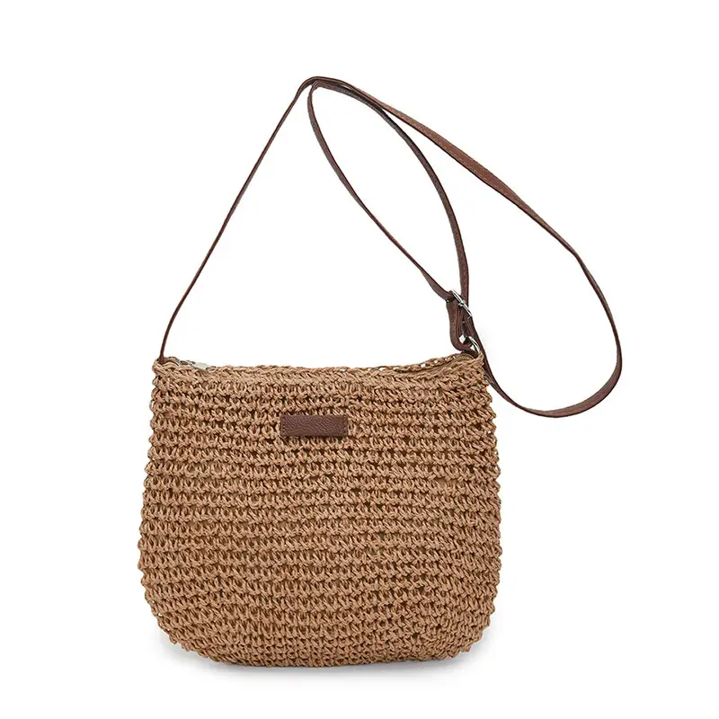 Straw Crossbody Bag for Women, Large Capacity, New Arrival - Image 2