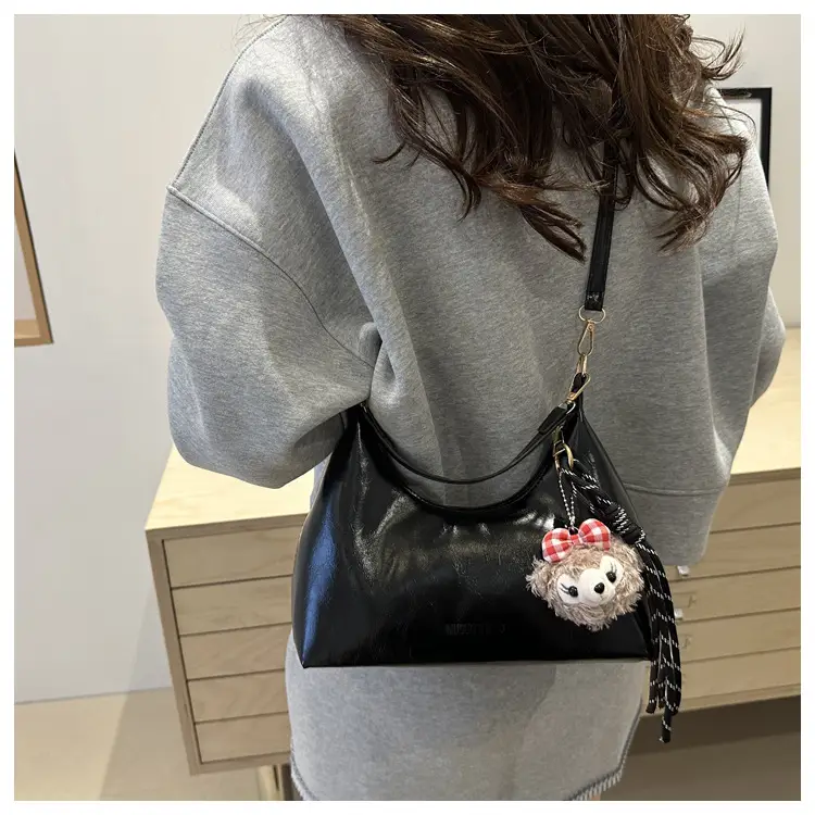 Women's Brown Leather Crossbody Bag 2024 New Autumn Winter — feature 13