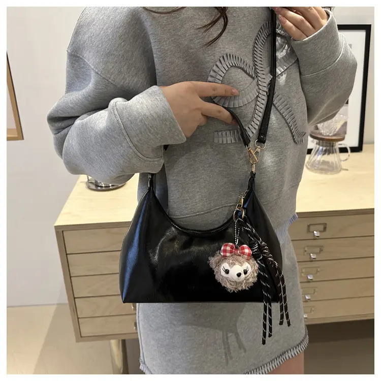 Women's Brown Leather Crossbody Bag 2024 New Autumn Winter — feature 15