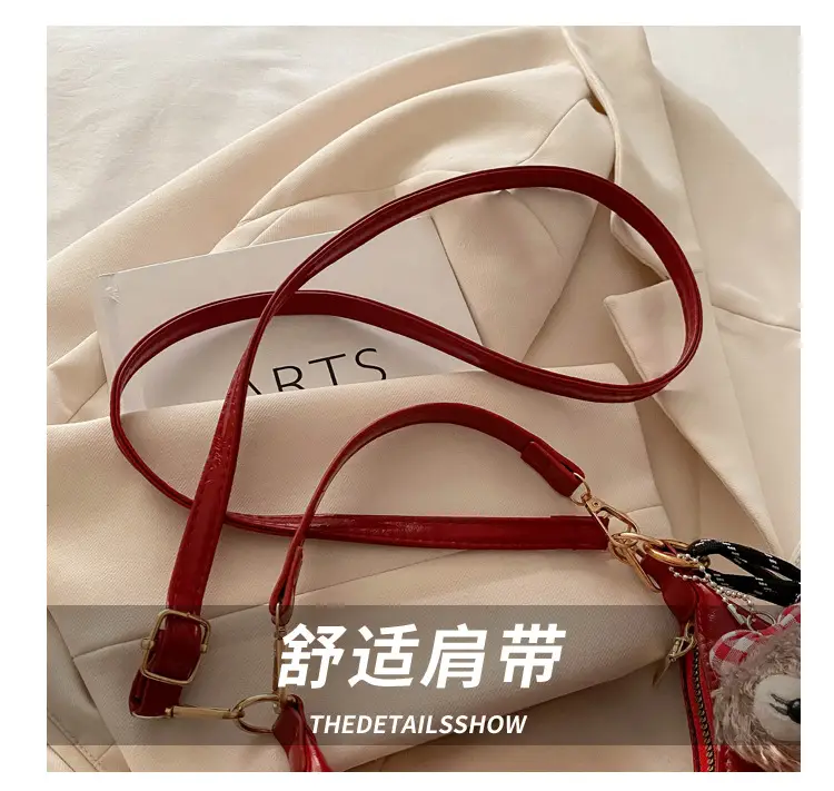 Women's Brown Leather Crossbody Bag 2024 New Autumn Winter — feature 4