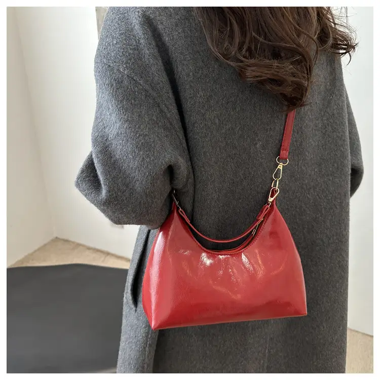 Women's Brown Leather Crossbody Bag 2024 New Autumn Winter — feature 9