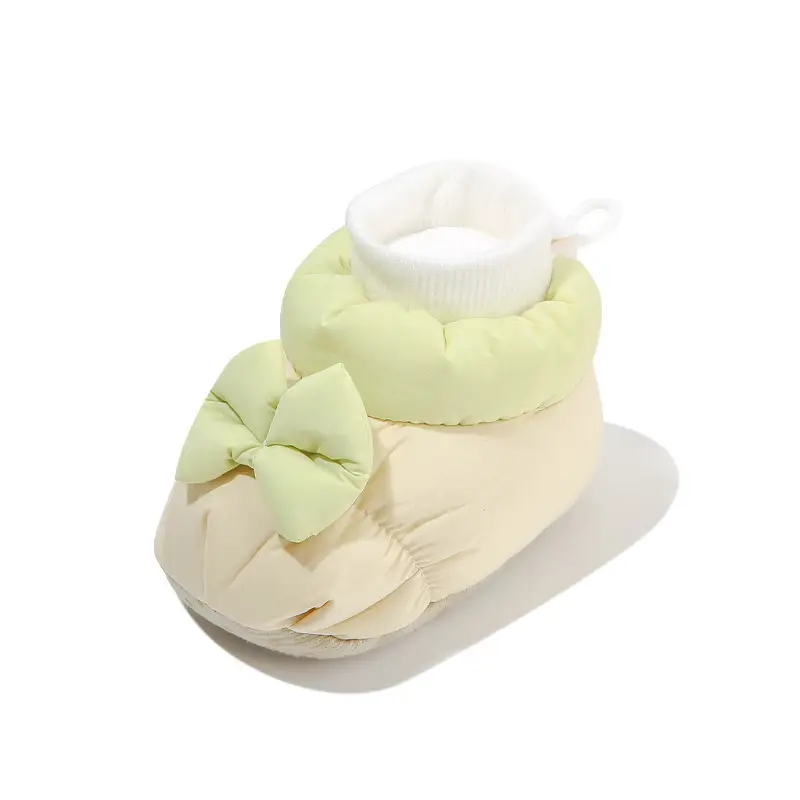 winter newborn baby shoes socks baby shoes June-December newborn shoes cotton shoes warm fleece-lined soft bottom