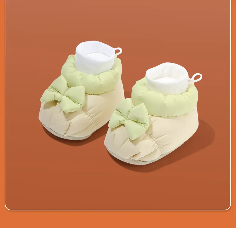 winter newborn baby shoes socks baby shoes June-December newborn shoes cotton shoes warm fleece-lined soft bottom — feature 23