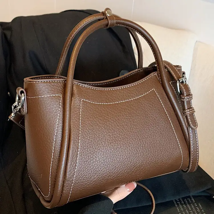 Black Cross-Border Retro Hand Bag for Women 2025 - Image 9