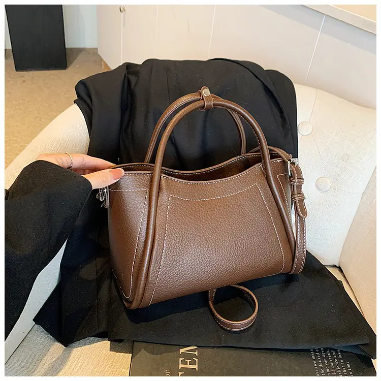 Black Cross-Border Retro Hand Bag for Women 2025 — feature 14