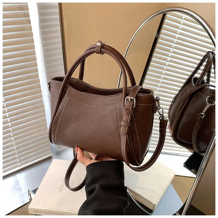 Black Cross-Border Retro Hand Bag for Women 2025 — feature 15