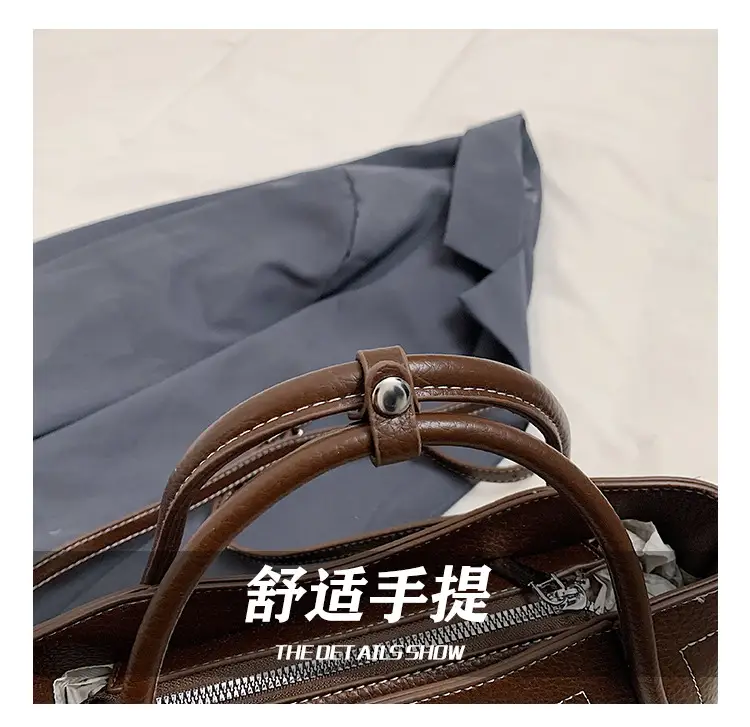 Black Cross-Border Retro Hand Bag for Women 2025 — feature 4