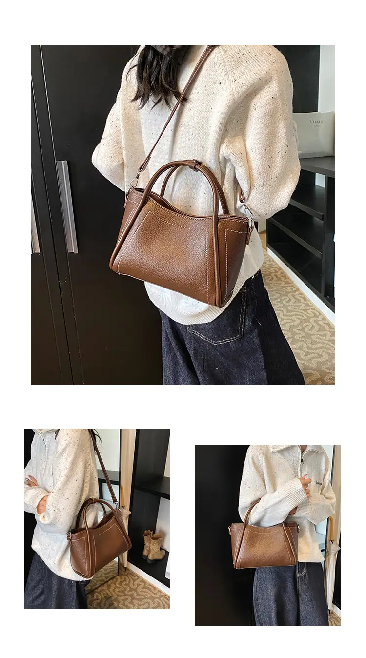 Black Cross-Border Retro Hand Bag for Women 2025 — feature 8