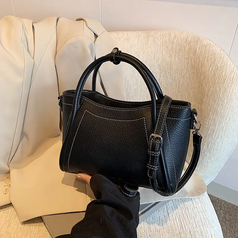 Black Cross-Border Retro Hand Bag for Women 2025 - Image 5