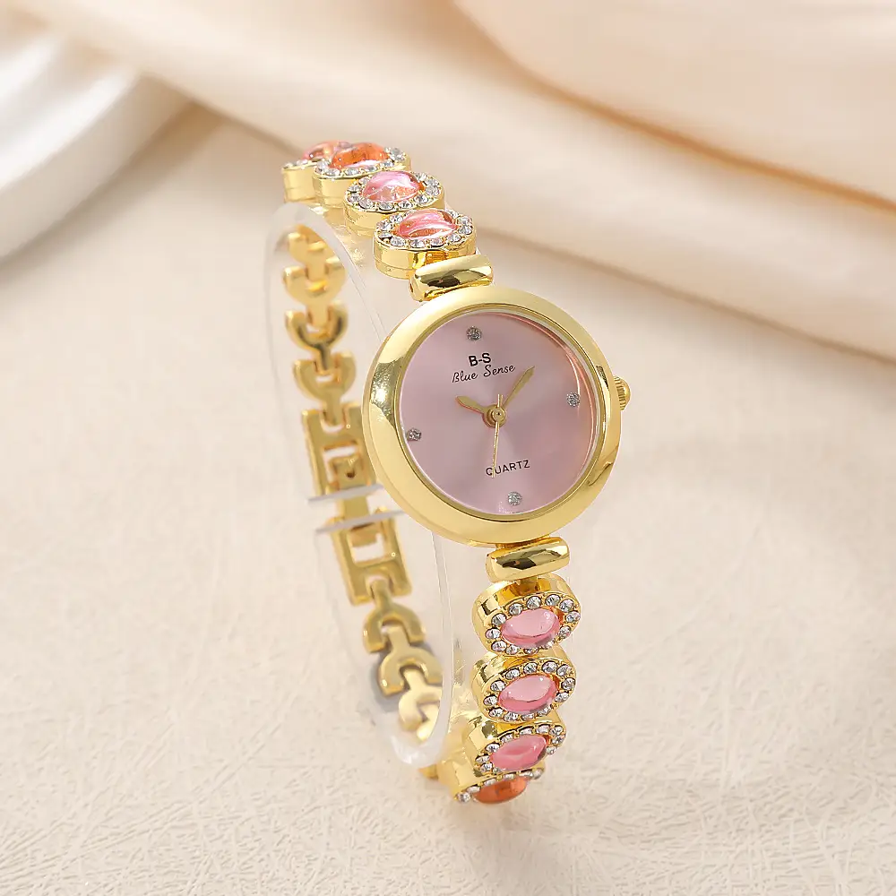 Popular Foreign Trade Item: Women's Watch with Diamonds, Light Luxury Jewelry Bracelet Watch, Fashionable Full Diamond Women's Student Bracelet Wristwatch