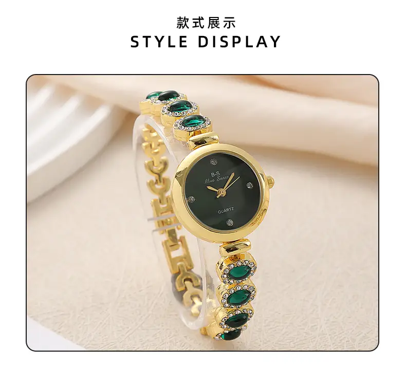 Popular Foreign Trade Item: Women's Watch with Diamonds, Light Luxury Jewelry Bracelet Watch, Fashionable Full Diamond Women's Student Bracelet Wristwatch — feature 11