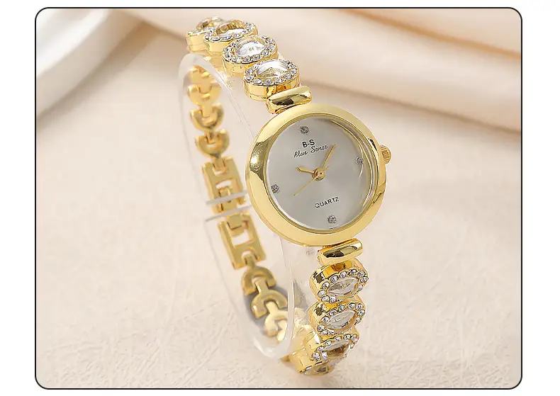 Popular Foreign Trade Item: Women's Watch with Diamonds, Light Luxury Jewelry Bracelet Watch, Fashionable Full Diamond Women's Student Bracelet Wristwatch — feature 14