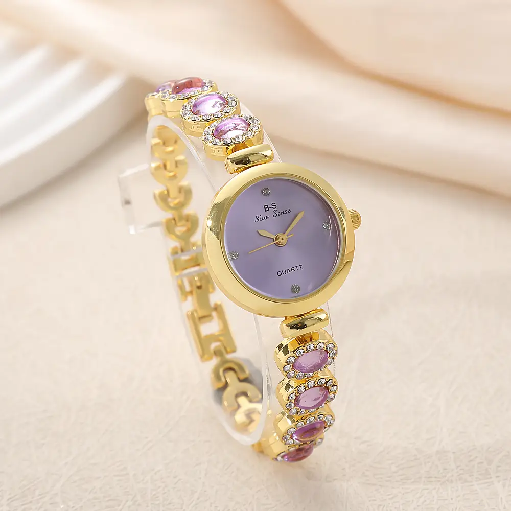 Popular Foreign Trade Item: Women's Watch with Diamonds, Light Luxury Jewelry Bracelet Watch, Fashionable Full Diamond Women's Student Bracelet Wristwatch