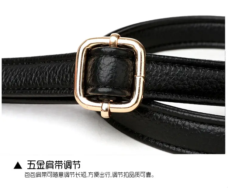 Black Croc Leather Crossbody Bag for Women — feature 16
