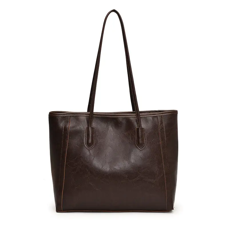 Women's Large Capacity Tan Shoulder Bag 2024 Winter Commute - Image 8
