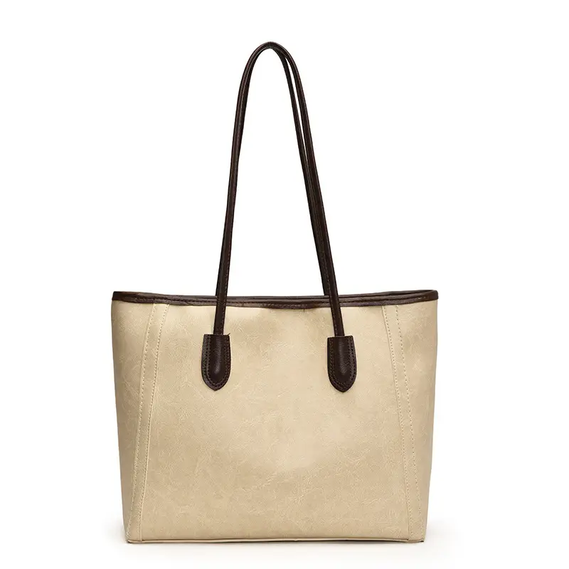 Women's Large Capacity Tan Shoulder Bag 2024 Winter Commute - Image 6
