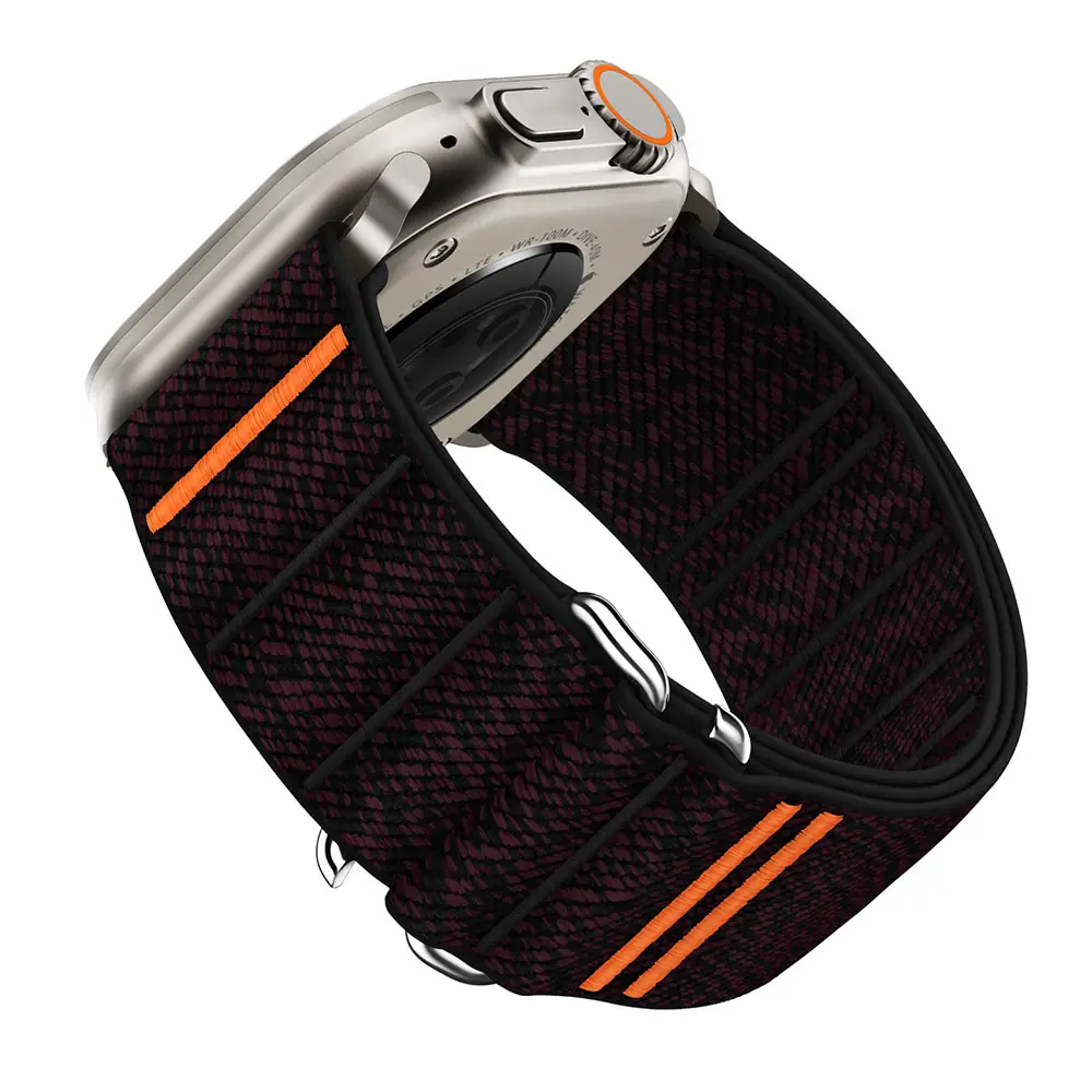 Travers Suitable for Apple Watch10 Apple Watch Elastic Nylon Strap Ultra Stainless Steel Buckle Strap