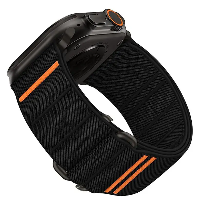 Travers Suitable for Apple Watch10 Apple Watch Elastic Nylon Strap Ultra Stainless Steel Buckle Strap