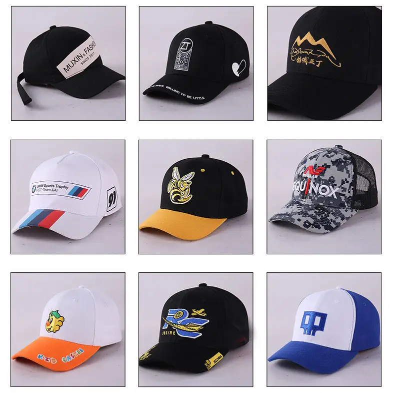 Yellow Korean Baseball Cap with Embroidery — feature 15