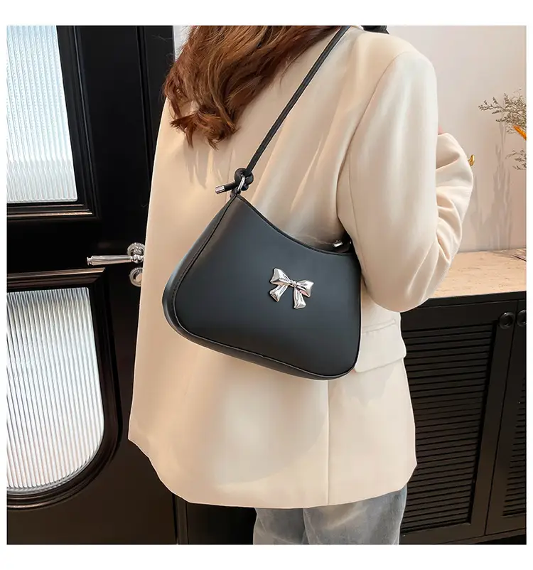 Black Knotted Shoulder Crossbody Bag for Women 2024 — feature 22