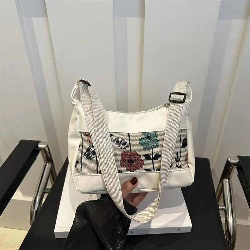 Women's Printed PU Shoulder Bag Large Capacity 2024 - Image 7