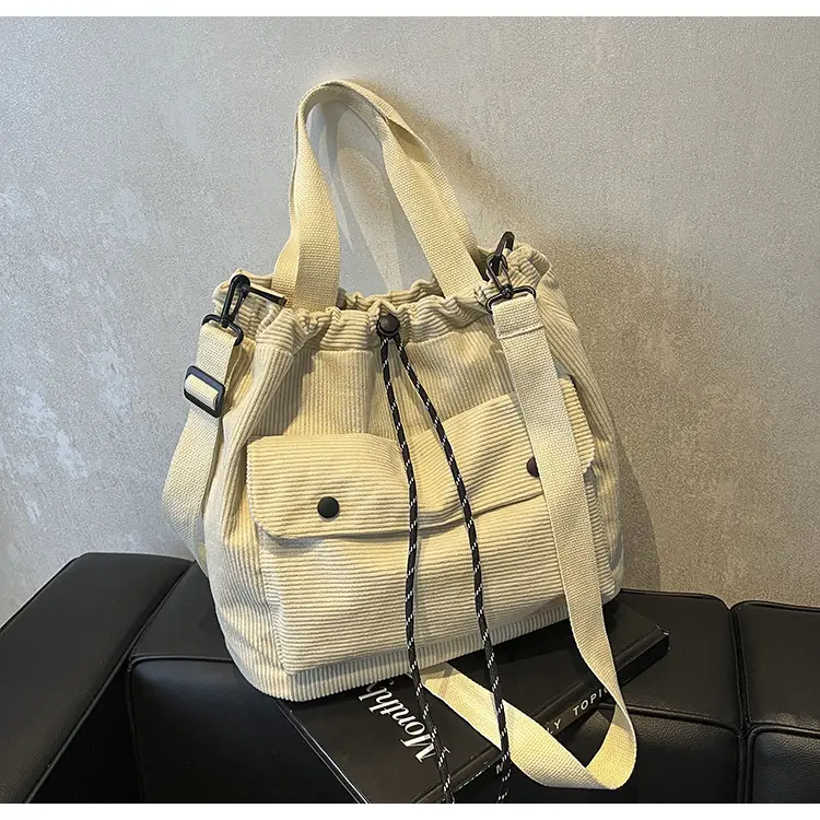 Purple Nylon Shoulder Bag for Women Autumn Winter College — feature 14
