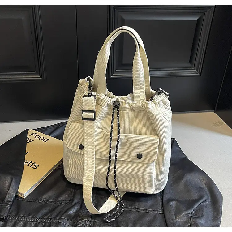 Purple Nylon Shoulder Bag for Women Autumn Winter College — feature 16
