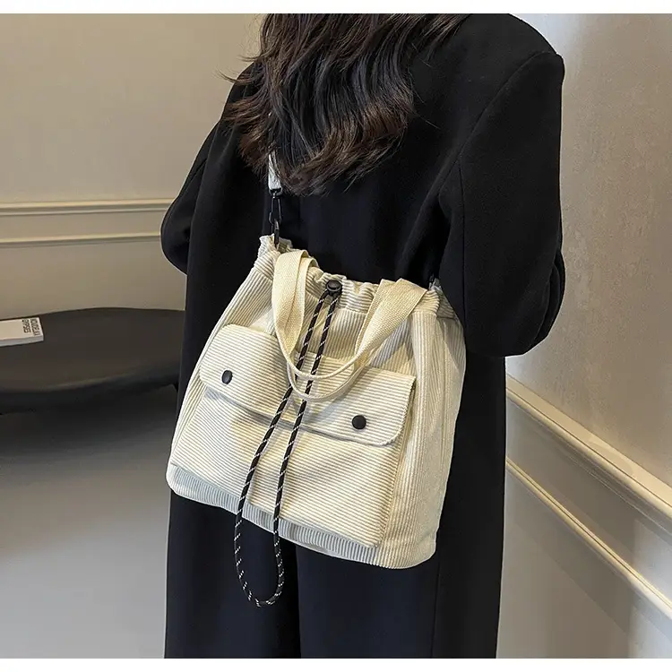 Purple Nylon Shoulder Bag for Women Autumn Winter College — feature 20