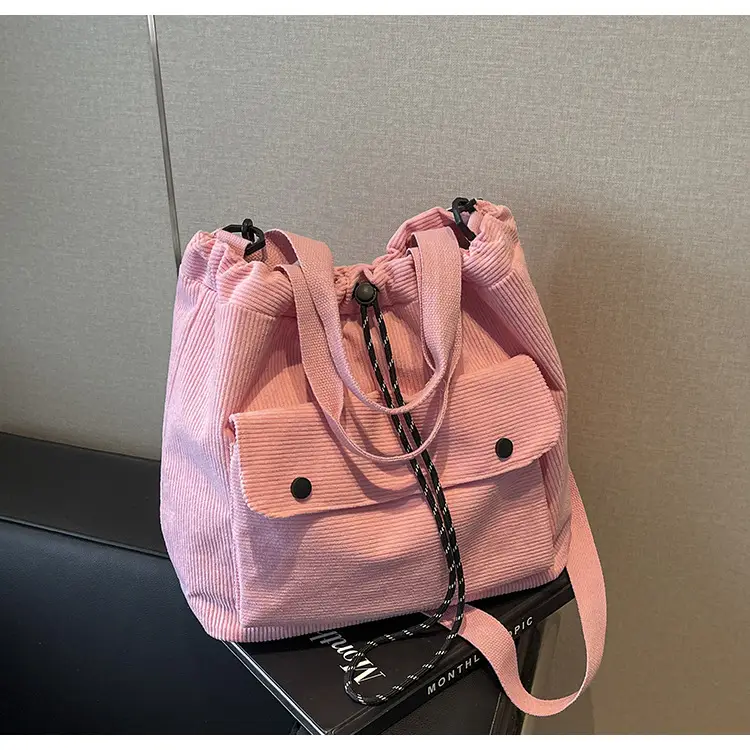 Purple Nylon Shoulder Bag for Women Autumn Winter College — feature 24