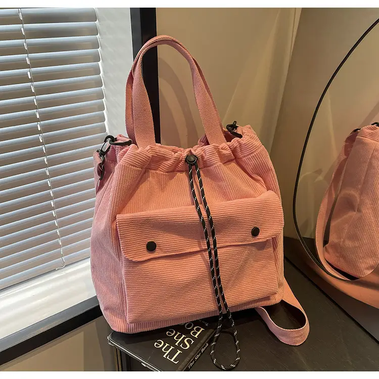 Purple Nylon Shoulder Bag for Women Autumn Winter College — feature 25