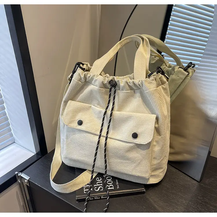 Purple Nylon Shoulder Bag for Women Autumn Winter College — feature 27