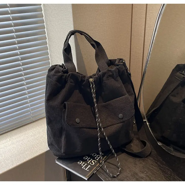 Purple Nylon Shoulder Bag for Women Autumn Winter College — feature 28