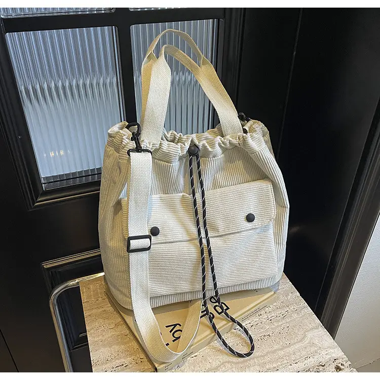Purple Nylon Shoulder Bag for Women Autumn Winter College — feature 30