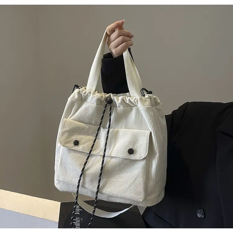 Purple Nylon Shoulder Bag for Women Autumn Winter College — feature 36