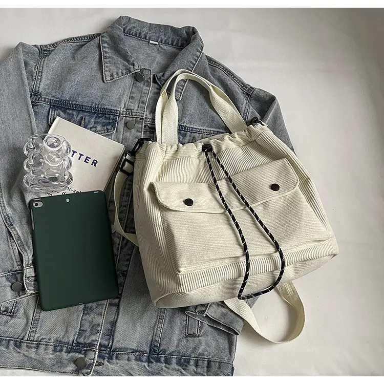 Purple Nylon Shoulder Bag for Women Autumn Winter College — feature 37