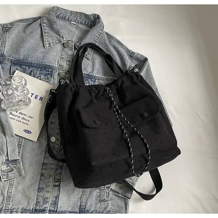 Purple Nylon Shoulder Bag for Women Autumn Winter College — feature 39